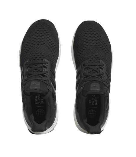 Womens/ladies Ultraboost 1.0 3 Stripes Running Shoes Core Black Adidas