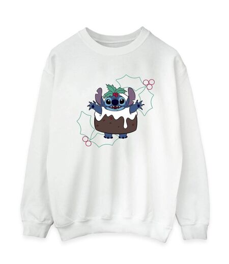 Disney Femmes/Les femmes Lilo & Stitch Pudding Holly Sweatshirt (Blanc) - UTBI23095