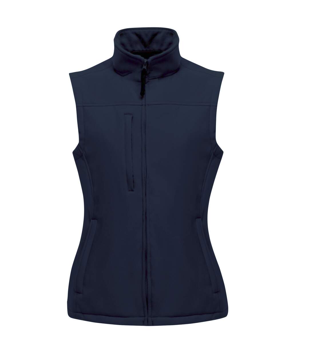 Regatta Womens/Ladies Flux Softshell Bodywarmer / Sleeveless Jacket (Water Repellent & Wind Resistant) (Navy/Navy) - UTRG1625