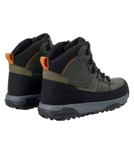 Chaussures De Marche Renford Homme Vert Kaki Citrouille Épicée Regatta