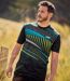 Pack of 3 Men's Sports T-Shirts - Blue Black Green