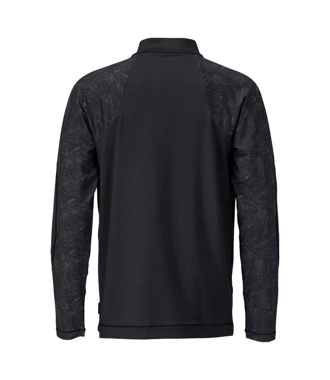 T-shirt Manches Longues Customised Homme Noir Mascot-2