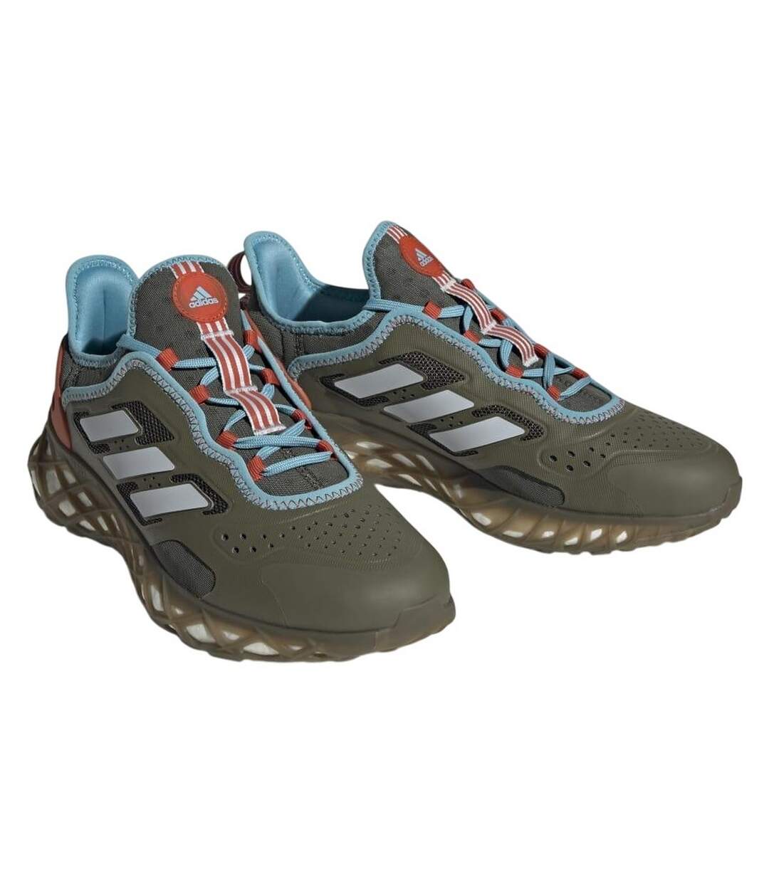Mens web boost shoes olive Adidas-1