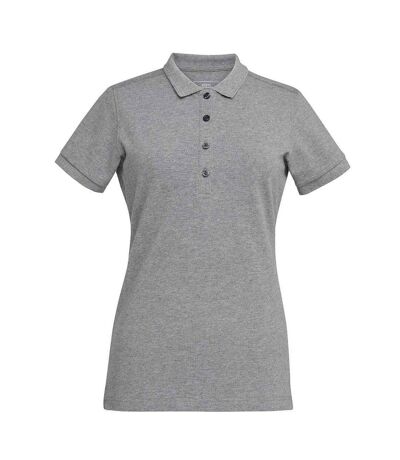Brook Taverner Womens/Ladies Arlington Cotton Polo Shirt (Grey Marl)