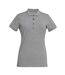 Brook Taverner Womens/Ladies Arlington Cotton Polo Shirt (Grey Marl) - UTPC5221