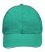 Casquette De Baseball Buffalo Unisexe Turquoise Blanc SOLS-3