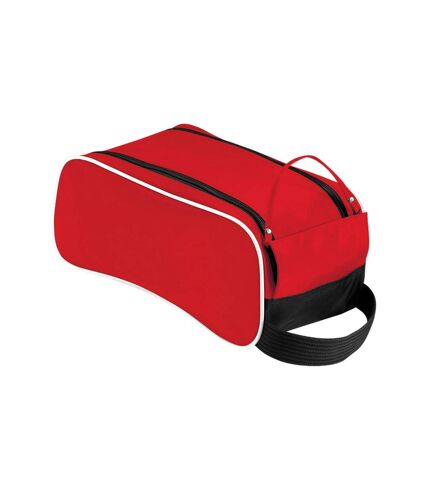 Quadra Teamwear Shoe Bag (Black/Classic Red/White) (One Size)