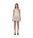 Robe Courte Ultra Femme Blanc AmyLynn-1