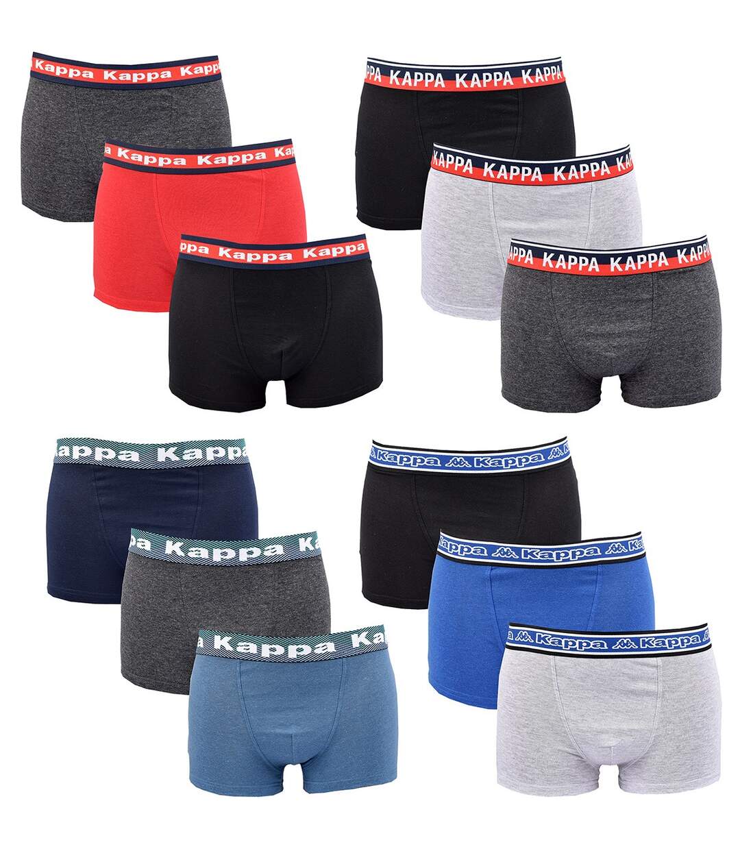 Boxer homme KAPPA Pack de 12 Boxers 891 190