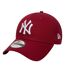 Mens 9forty Mlb League New York Yankees Baseball Cap Red New Era-3