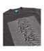 T-shirt Unknown Pleasures Adulte Noir Charbon Joy Division-4