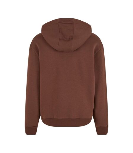 Sweat À Capuche À Fermeture Éclair Pour Hommes Brun Chocolat Build Your Brand