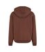 Sweat À Capuche À Fermeture Éclair Pour Hommes Brun Chocolat Build Your Brand-2