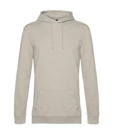 Sweat À Capuche Motif/style Uni Homme Gris Clair B&C