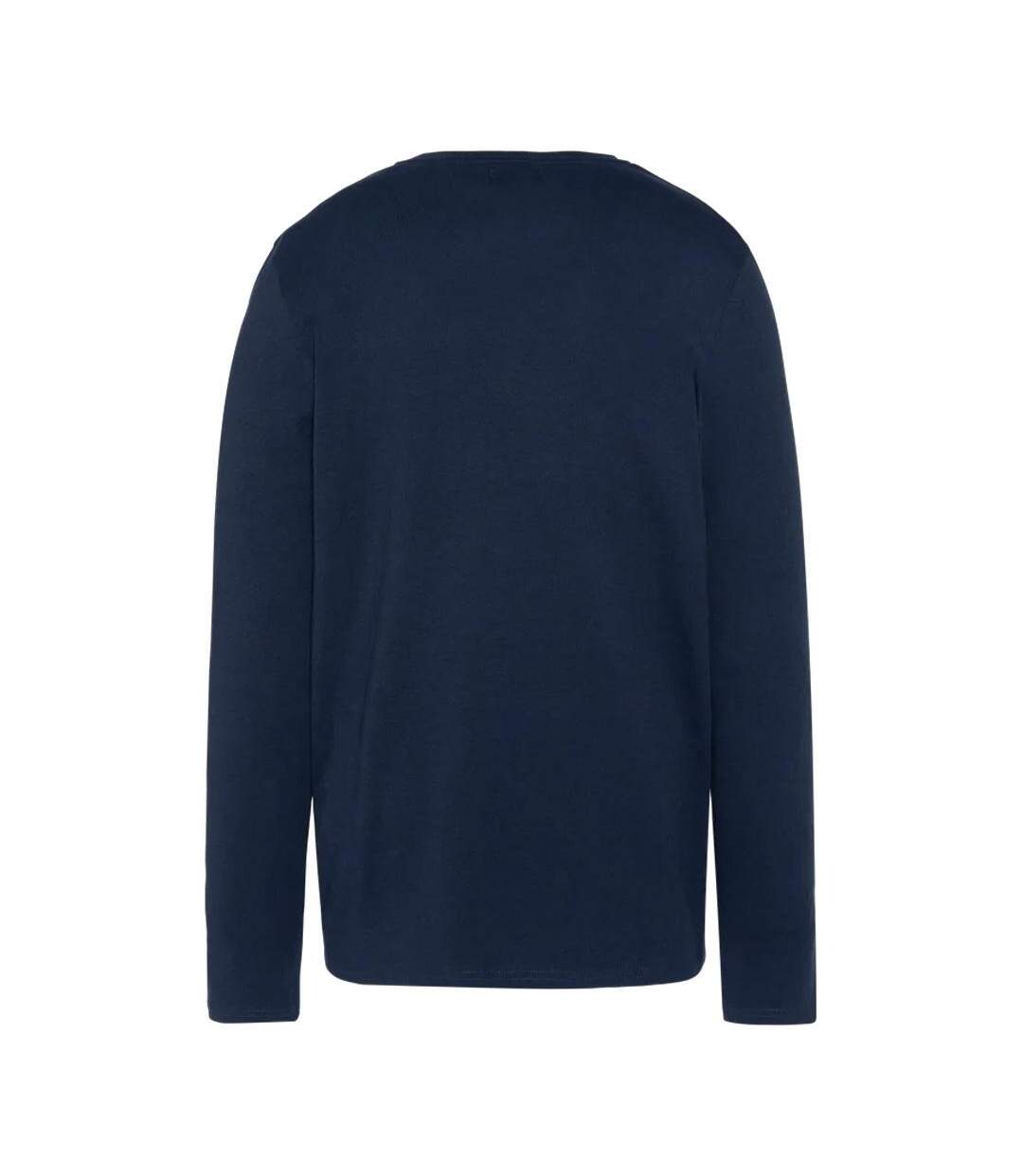 T-shirt marine homme schott brodedml - l-2