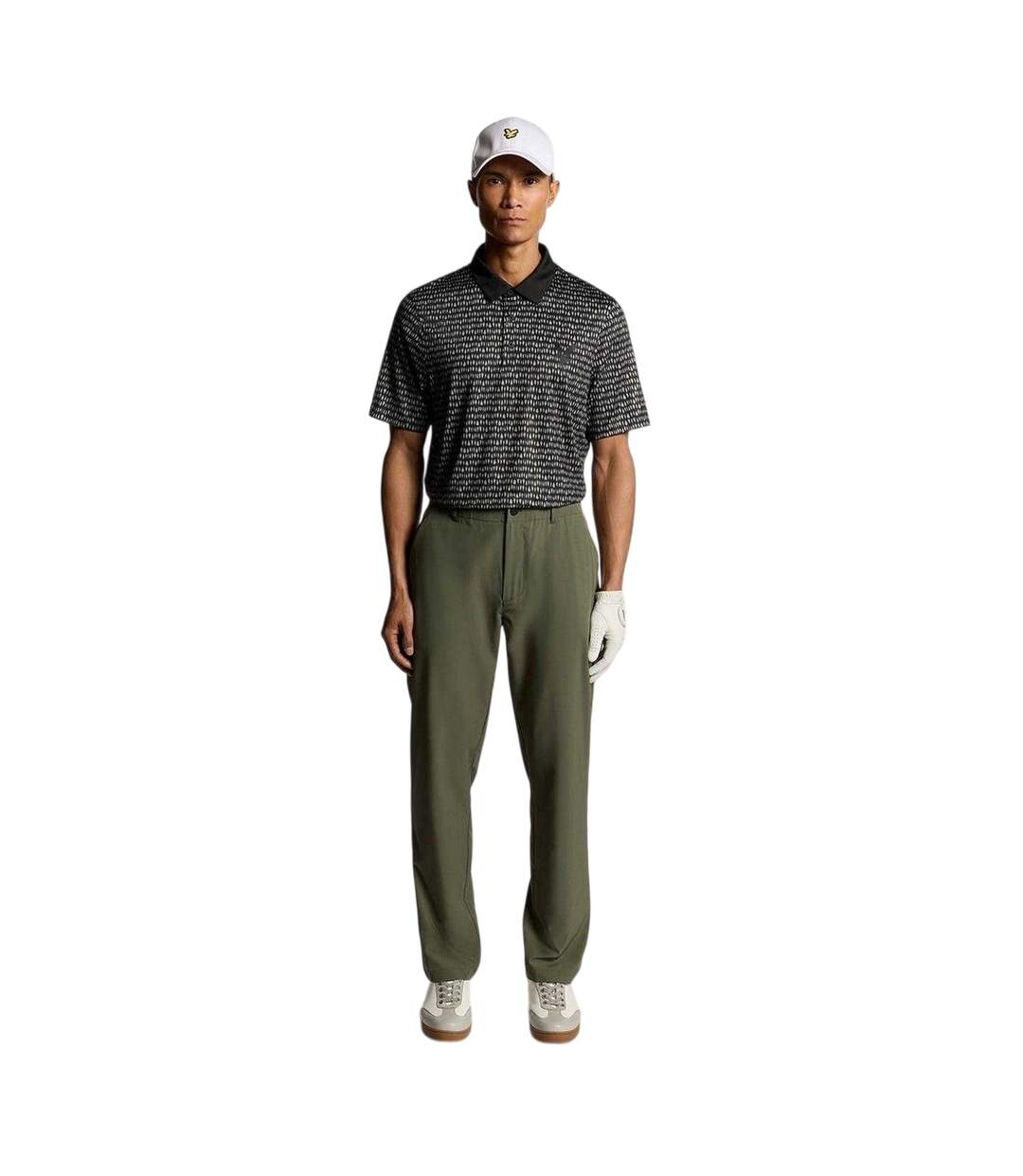 Polo De Golf Manches Courtes Motif/style À Motifs Homme Noir À Motifs Lyle & Scott-4
