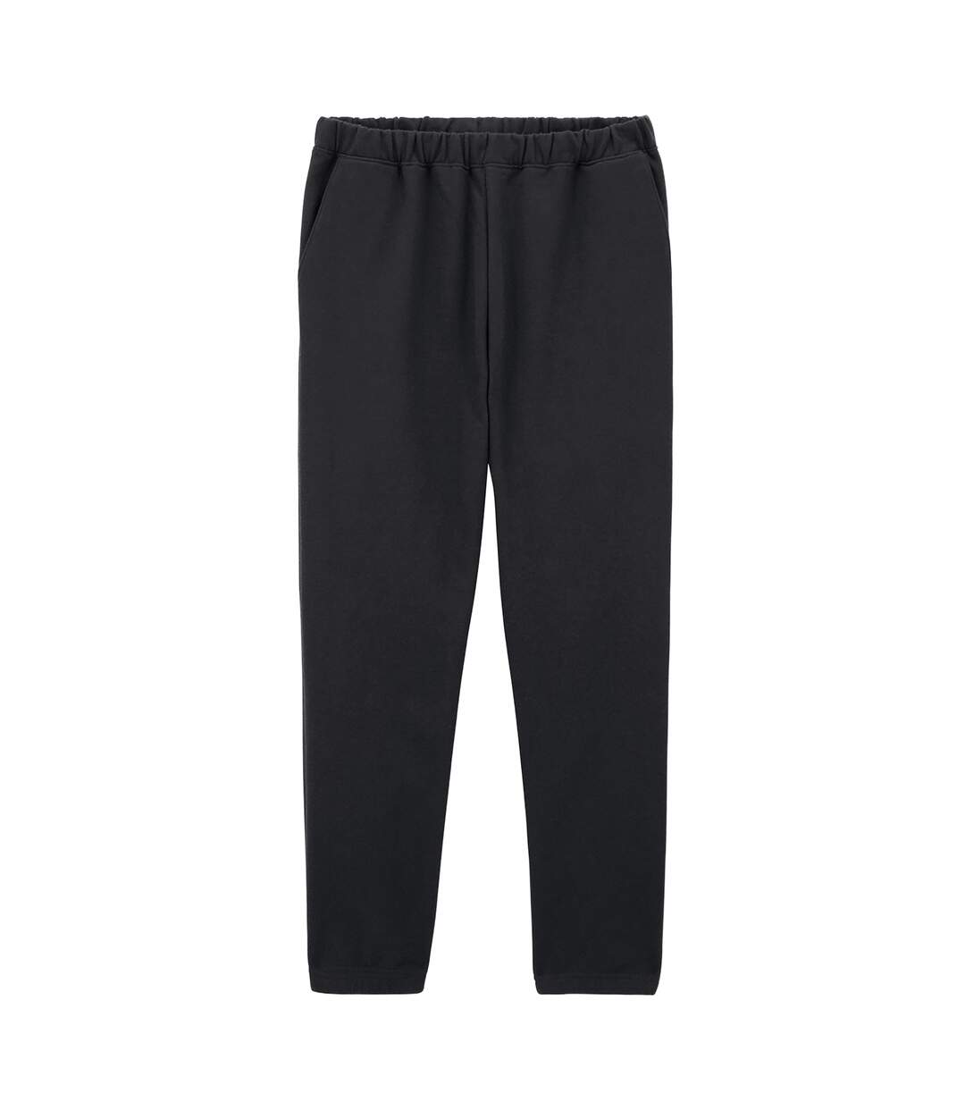 Unisex adult midweight jogging bottoms black Gildan-1
