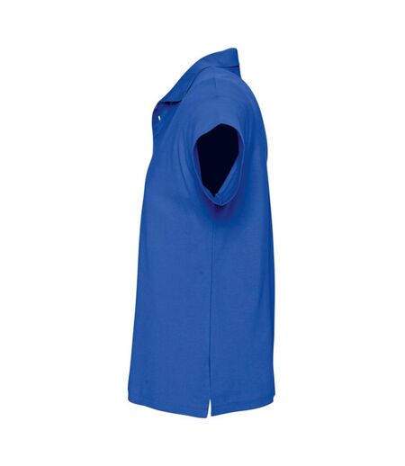 SOLS Mens Summer II Pique Short Sleeve Polo Shirt (Royal Blue) - UTPC318