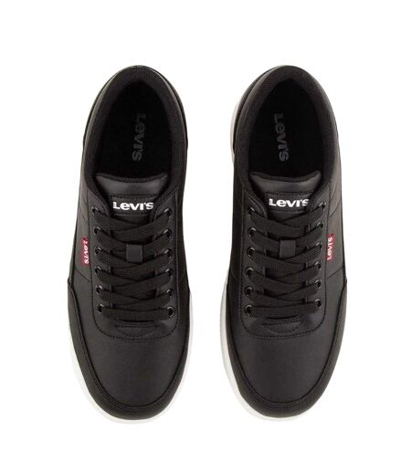 Womens/ladies Union 2.0 Platform Trainers Black Levis