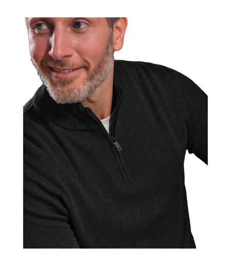 Pull Homme Noir WoolOvers