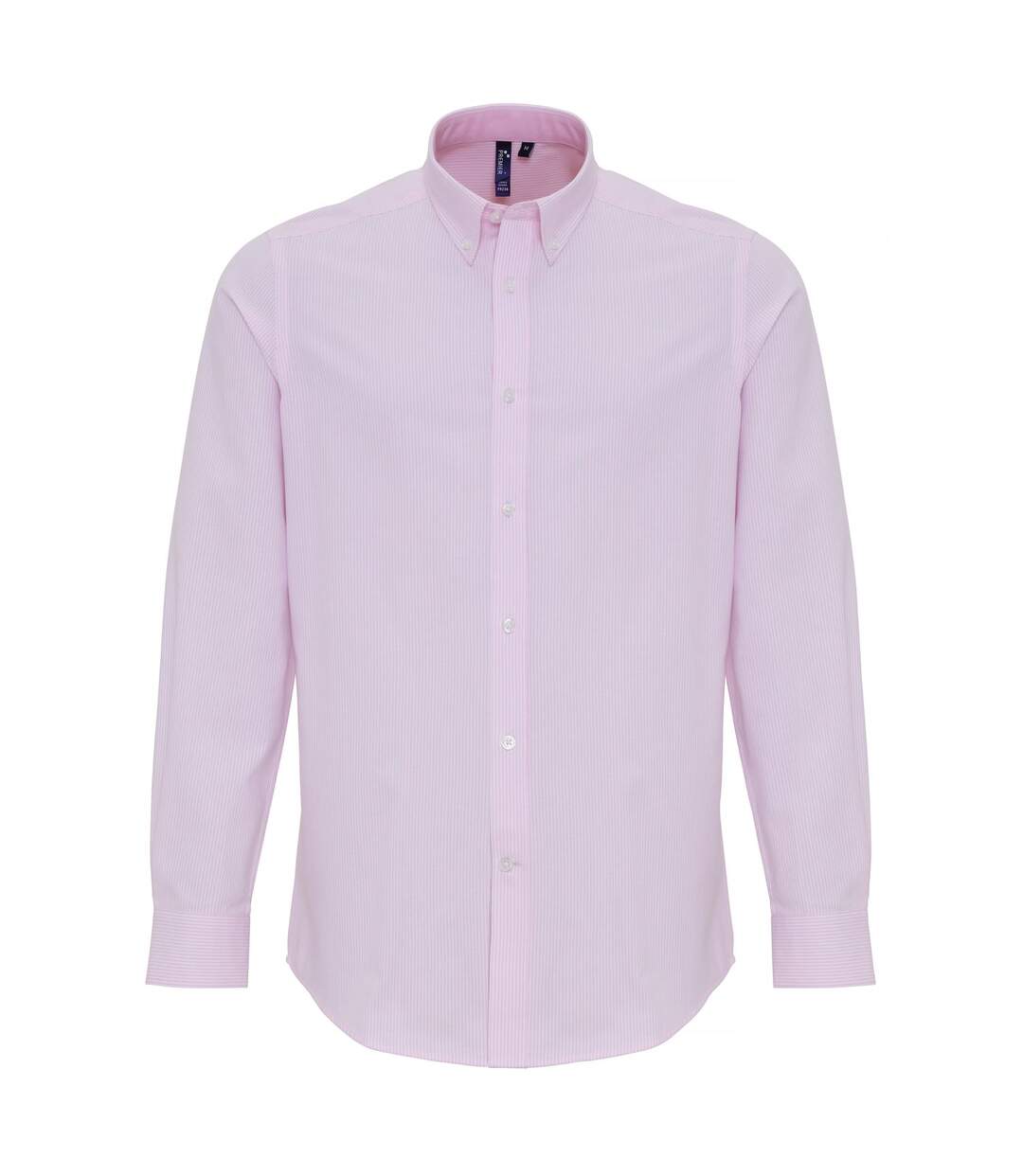 Chemise manches longues - Homme - PR238 - rayé rose-2