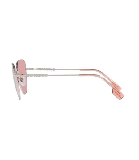 Womens/ladies Harper Plain Sunglasses One Size Silver Burberry