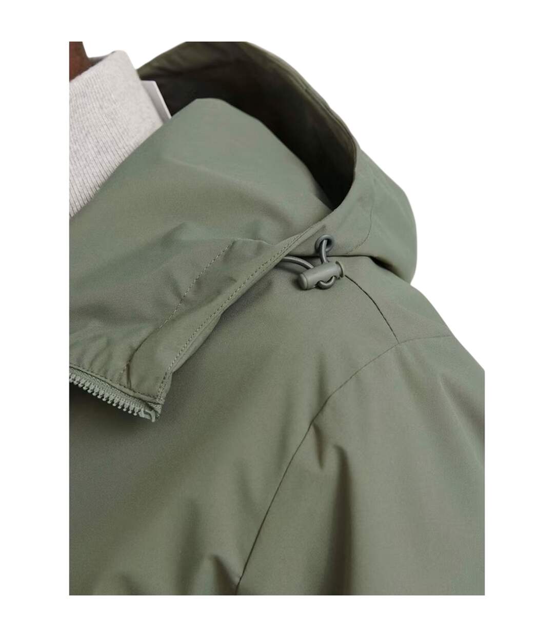 Veste À Capuche Homme Gris Kaki Jack And Jones-4