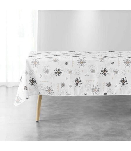 Nappe Imprimée Enchante 150x240cm Blanc
