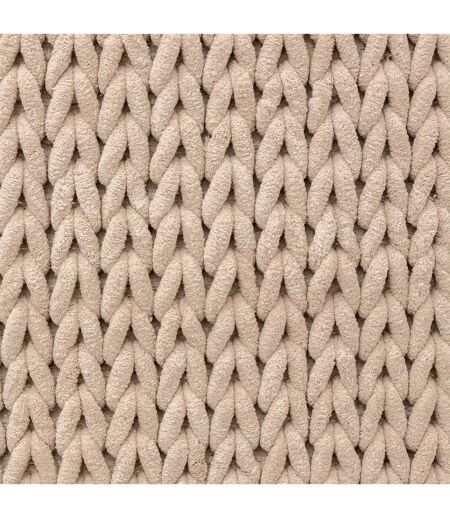 Tapis de Salle de Bain Tissé Épais 50x120cm Naturel