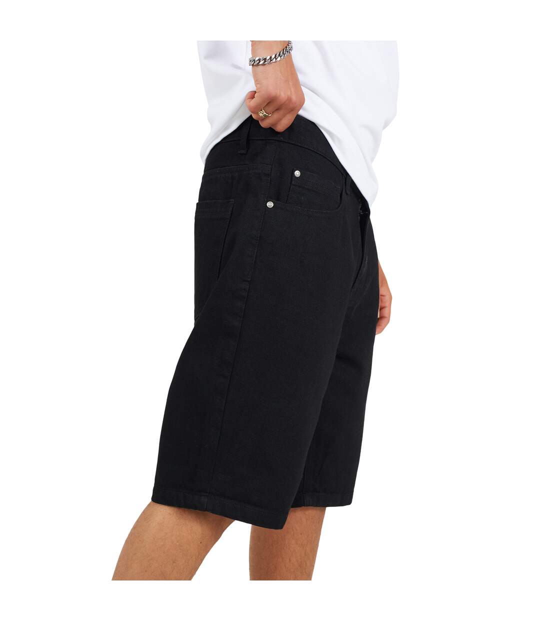 Short Homme Noir Brave Soul-3