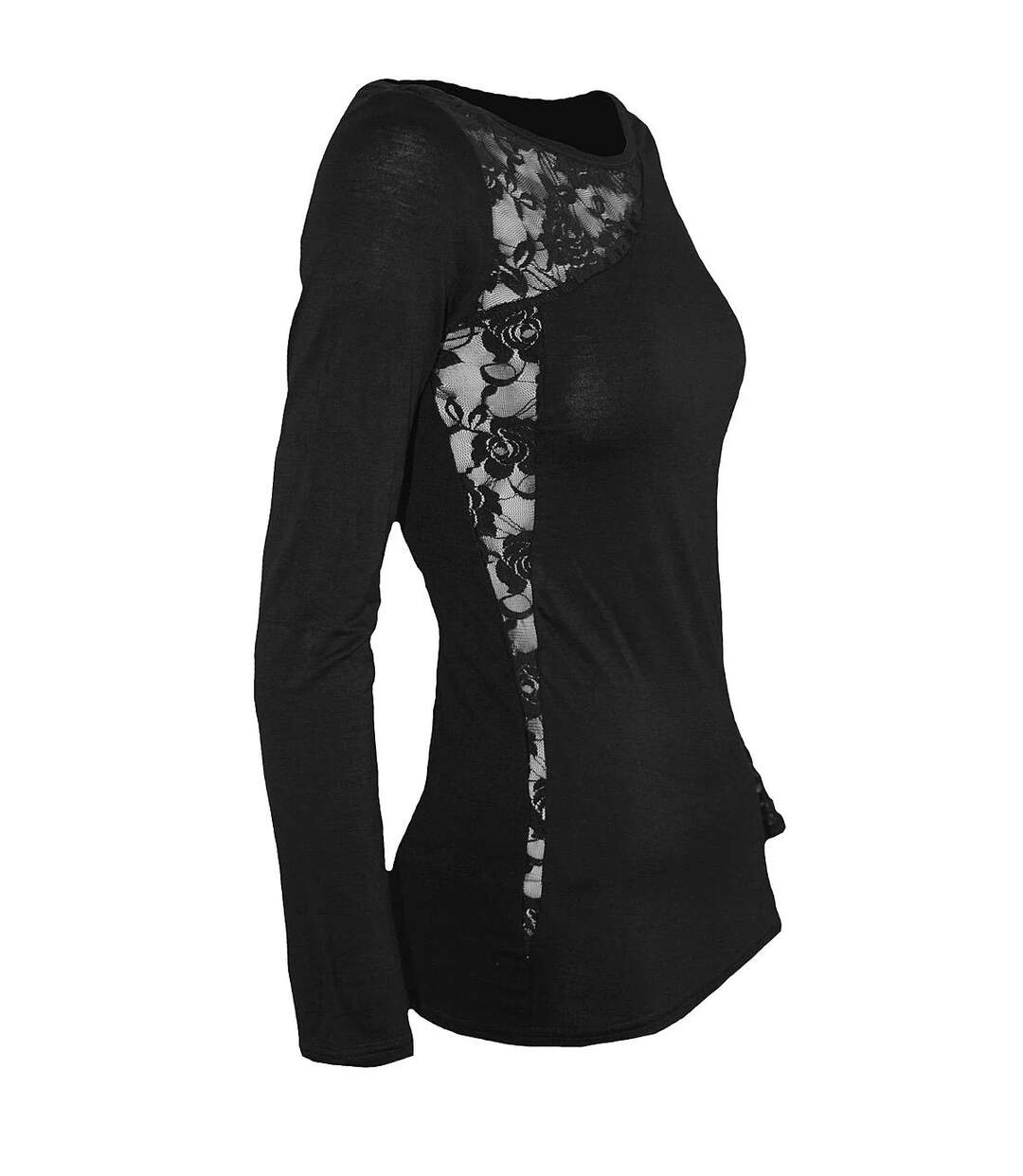 Haut femme noir Spiral Direct-2