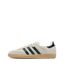 Baskets écru/vert femme adidas samba-1