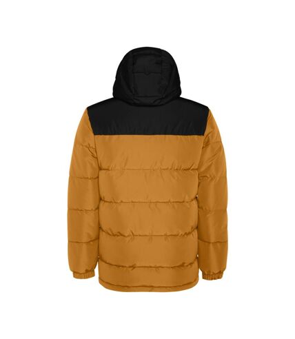 Veste isolée tallin adulte jaune curry / noir uni Roly