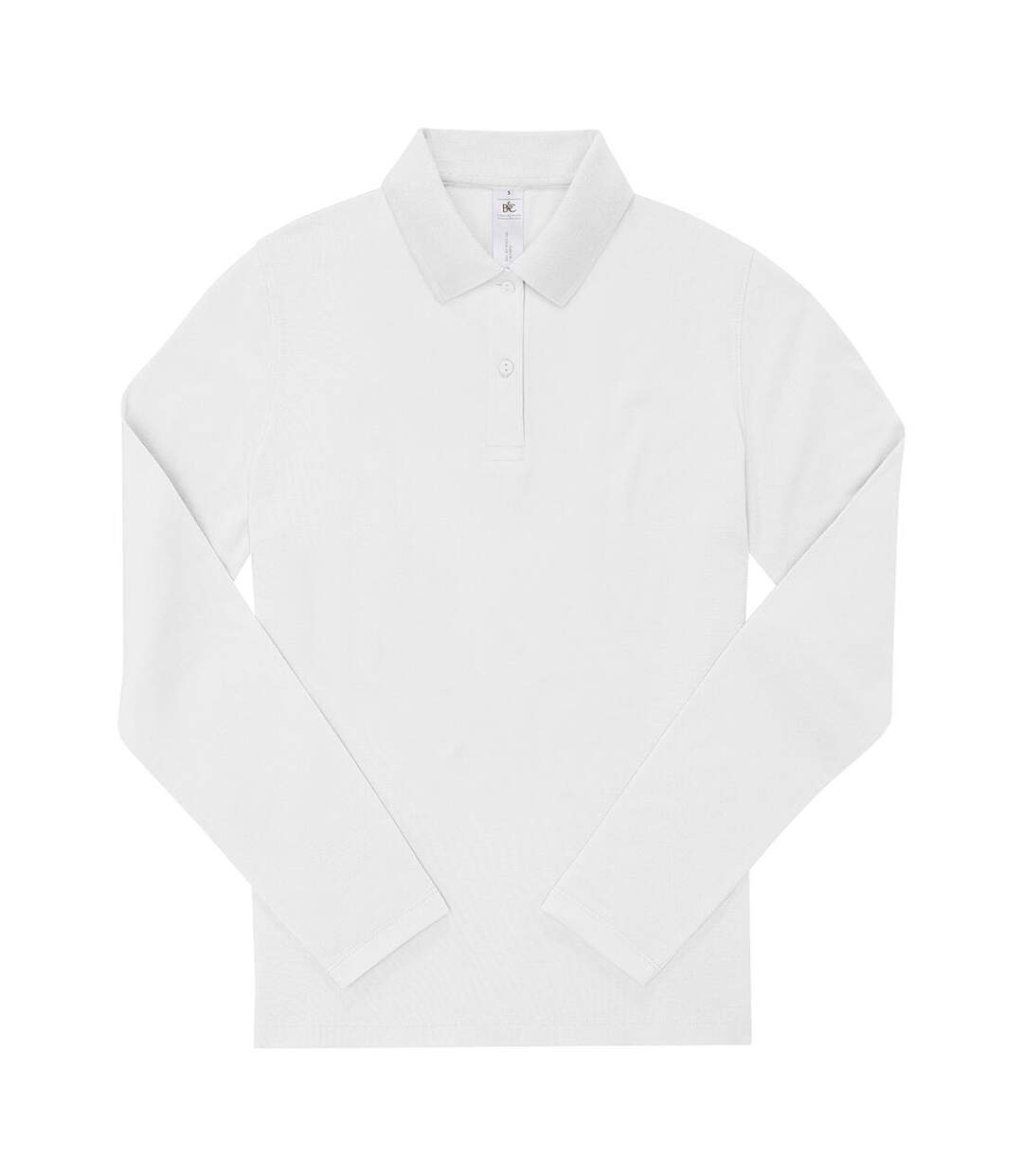 Chemisier Manches Longues My Polo Femme Blanc B&C-2
