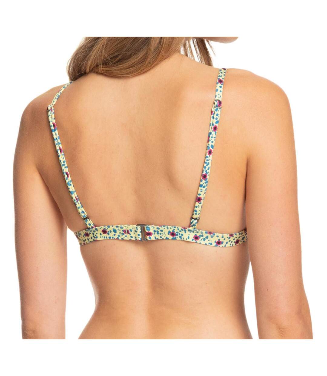 Haut de Bikini Jaune à fleurs Femme Quiksilver Classic - XS-2