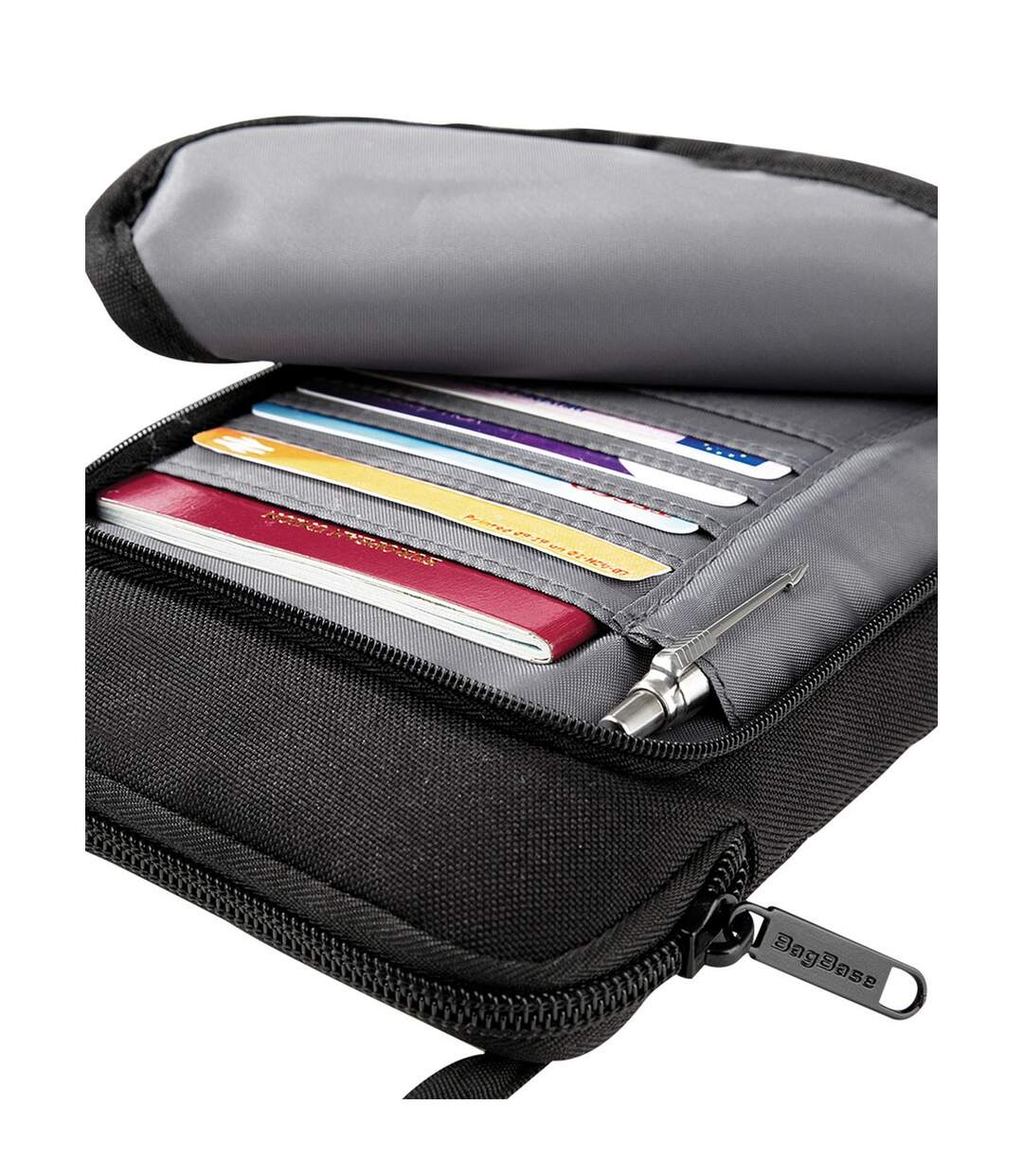 Travel wallet one size black Bagbase-3