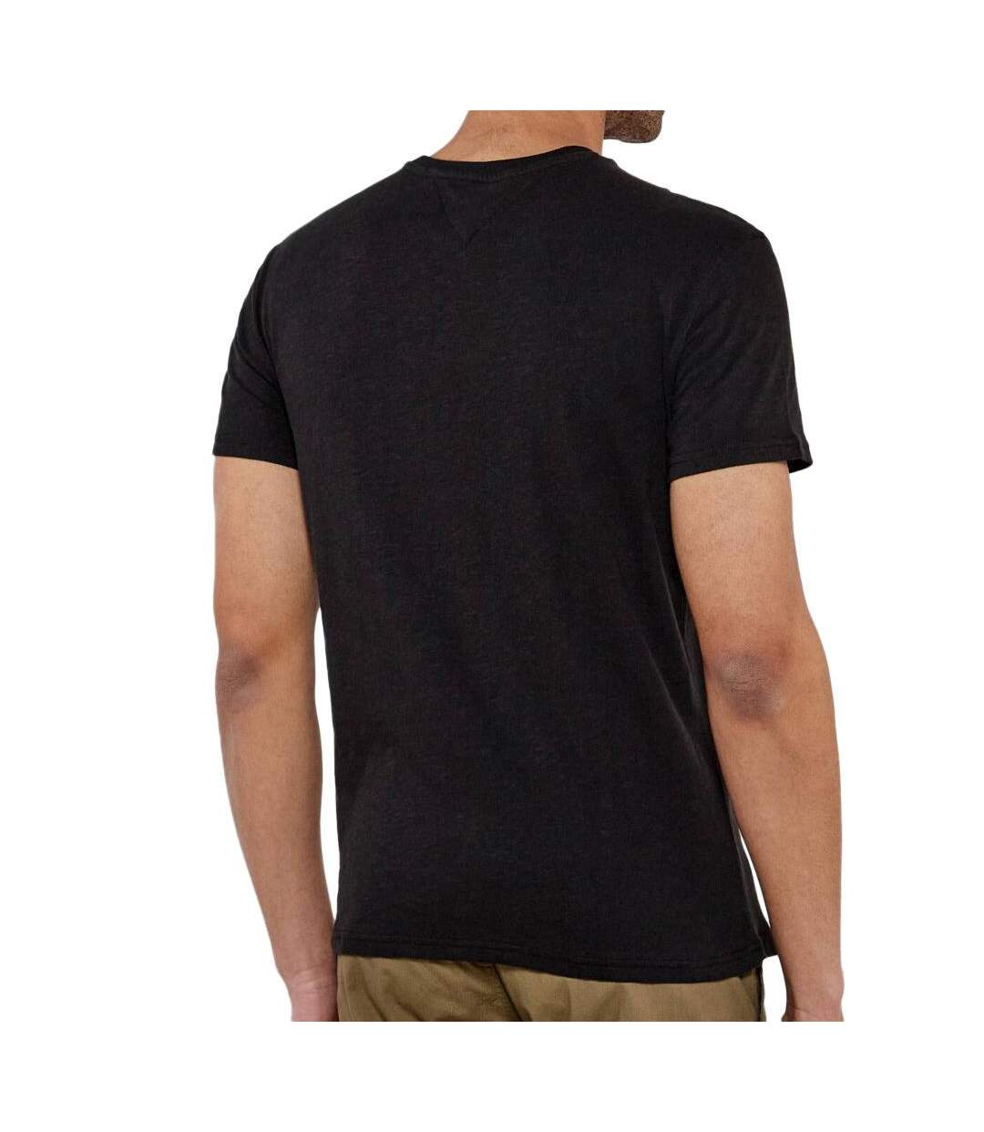 T-Shirt noir homme tommy hilfiger dm0dm21303 - l-2