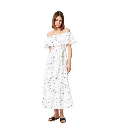 Robe mi-longue femme blanc cassé Dorothy Perkins Dorothy Perkins