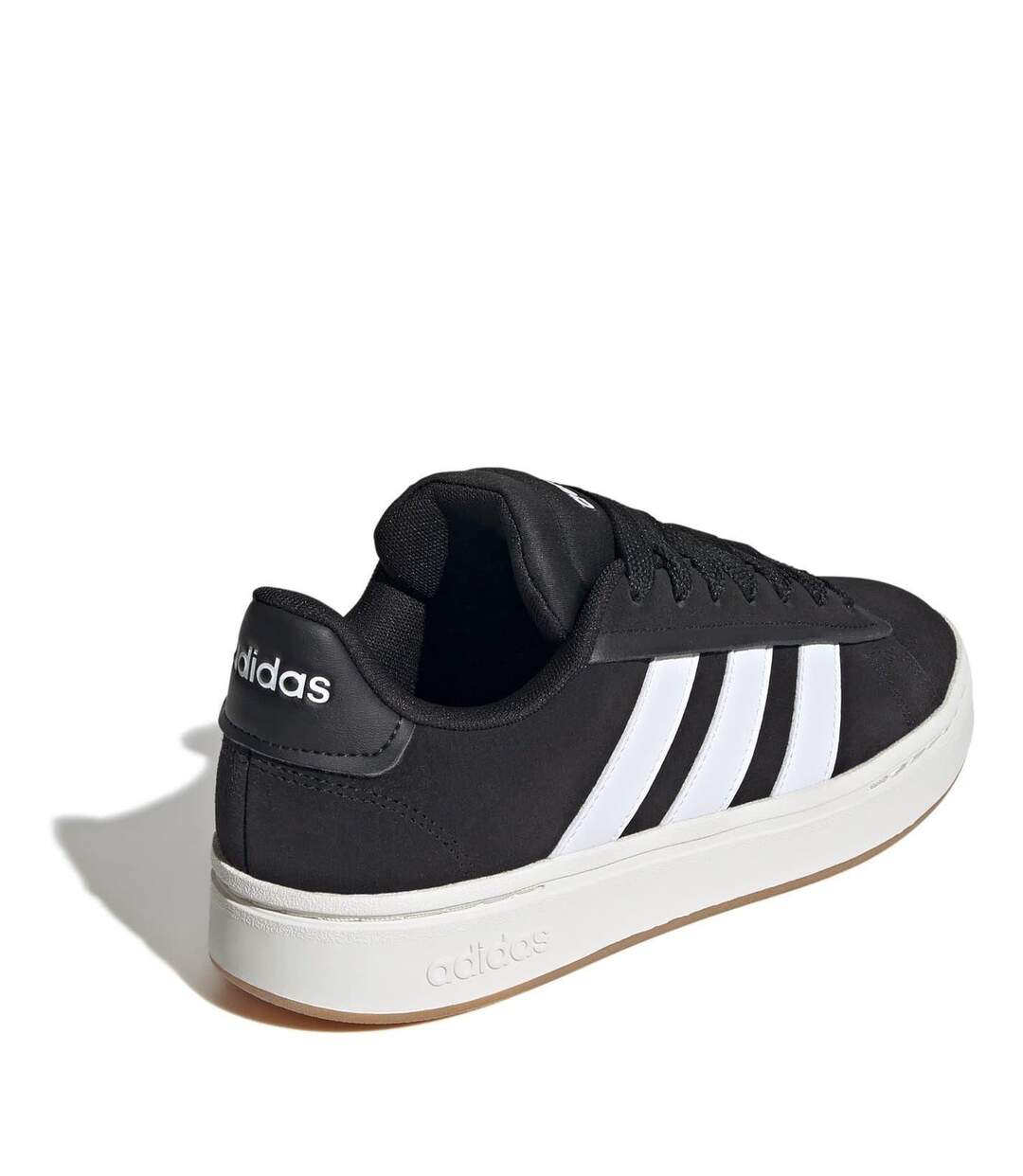 Baskets Grand Court Alpha Femme Noir Blanc Marron Pâle Adidas-4