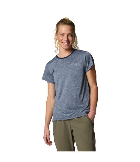 Womens/ladies Logo T-shirt Navy Columbia