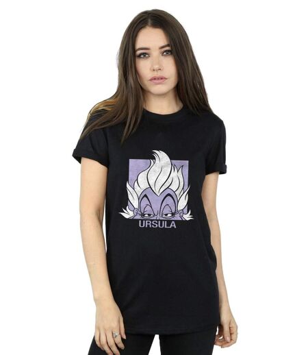 Disney - T-shirt USRSULA CROPPED HEAD - Femme (Noir) - UTBI16664