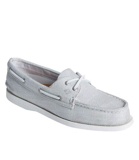 Chaussures bateau a/o baja femme gris Sperry