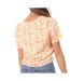 Top imprimé jaune/rose femme vero moda measy-2