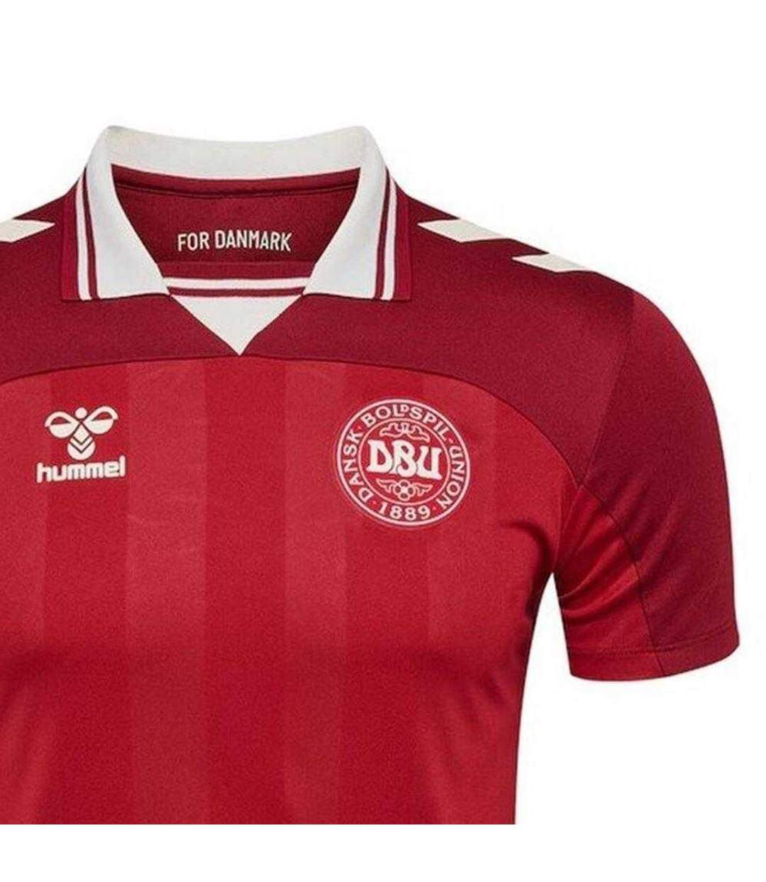 Maillot De Foot Motif/style Danemark Homme Rouge Hummel-3