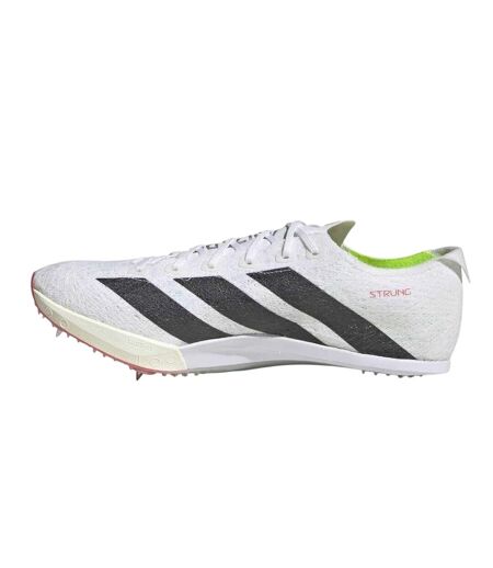 Mens Adizero 3 Stripes Athletic Shoe Spikes White Core Black Adidas