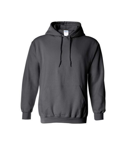 Sweatshirt à capuche unisexe gris foncé Gildan