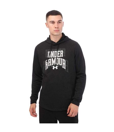 Mens Rival Terry Hoodie Black Under Armour