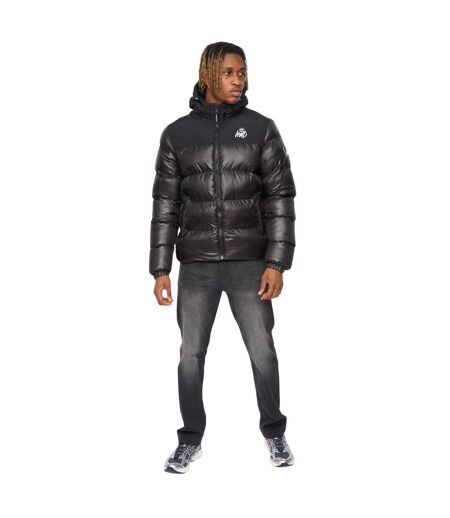 Mens Summs Polyester Puffer Jacket Black Kings Will Dream