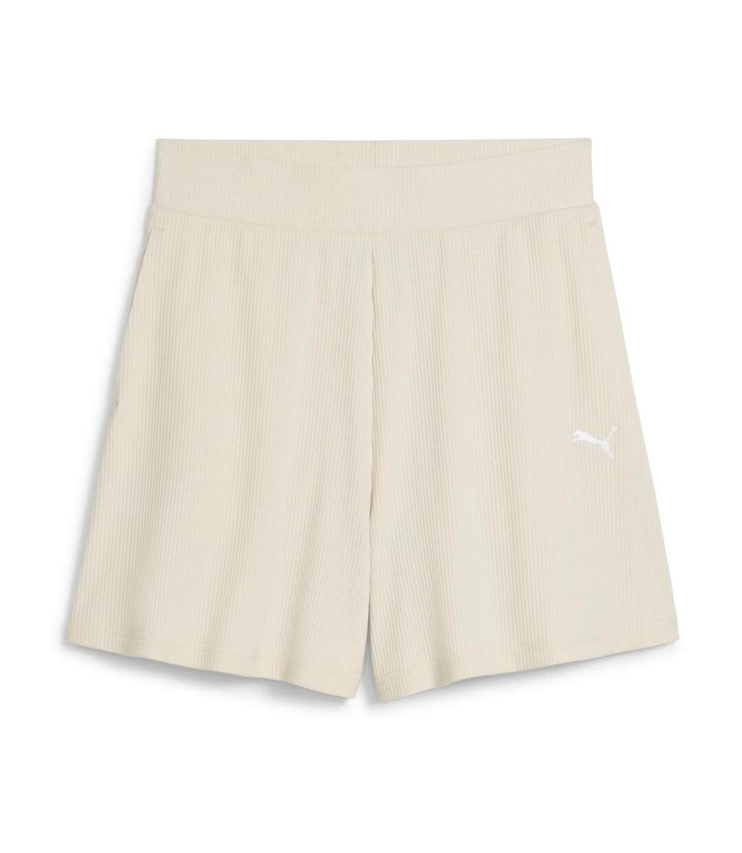 Short beige femme puma elevated-1