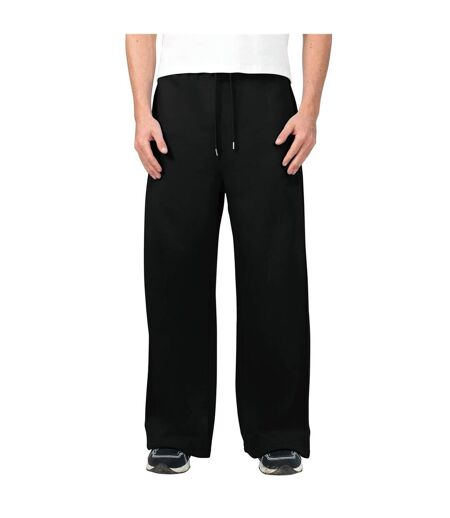 Unisex Adult Loose Fit Jogging Bottoms Black Casual Classics